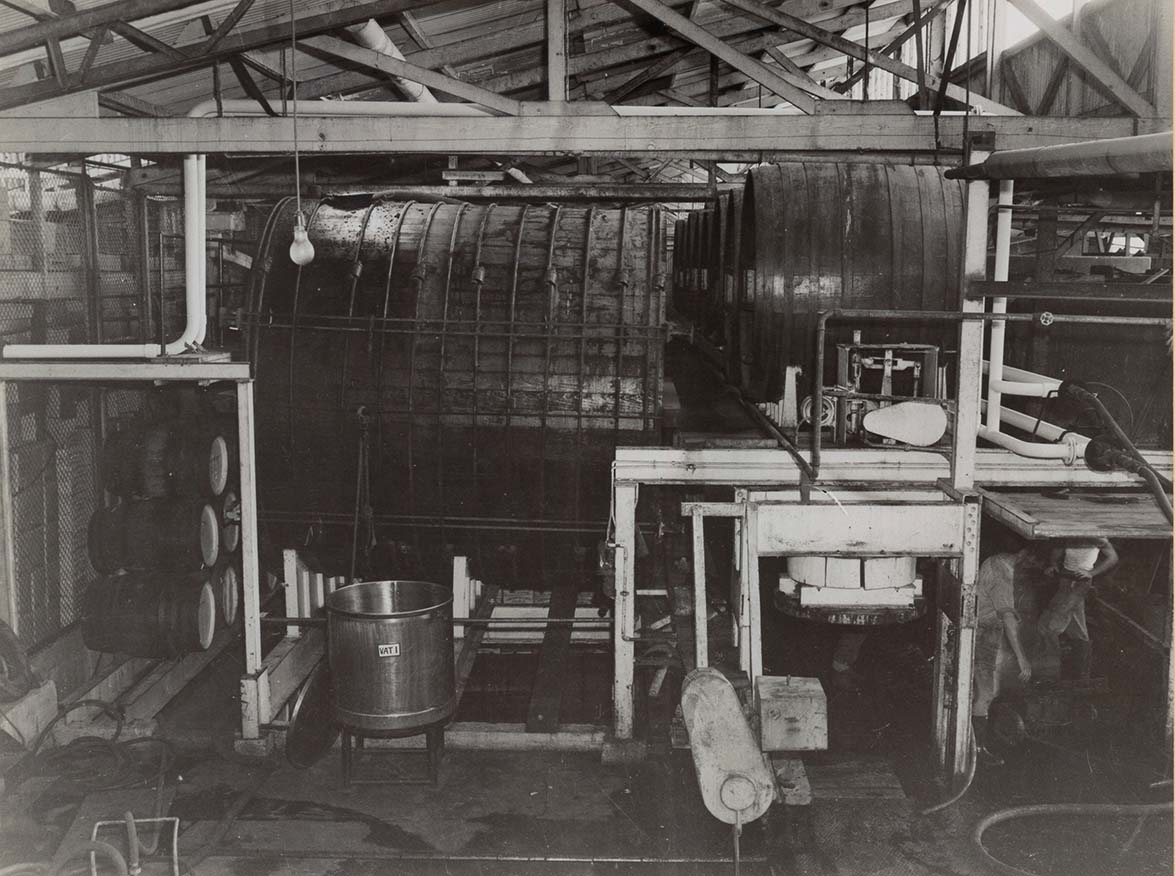 Storage Vats and Pumping Units at Ewell Winery 1970s